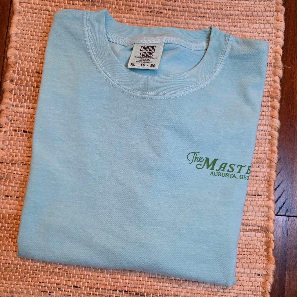 Amen Corner Floral Masters-Inspired Comfort Colors Tee – Augusta Golf Garden Party Shirt – Azalea & Dogwood Golf Shirt – Spring Tournament Graphic Tee