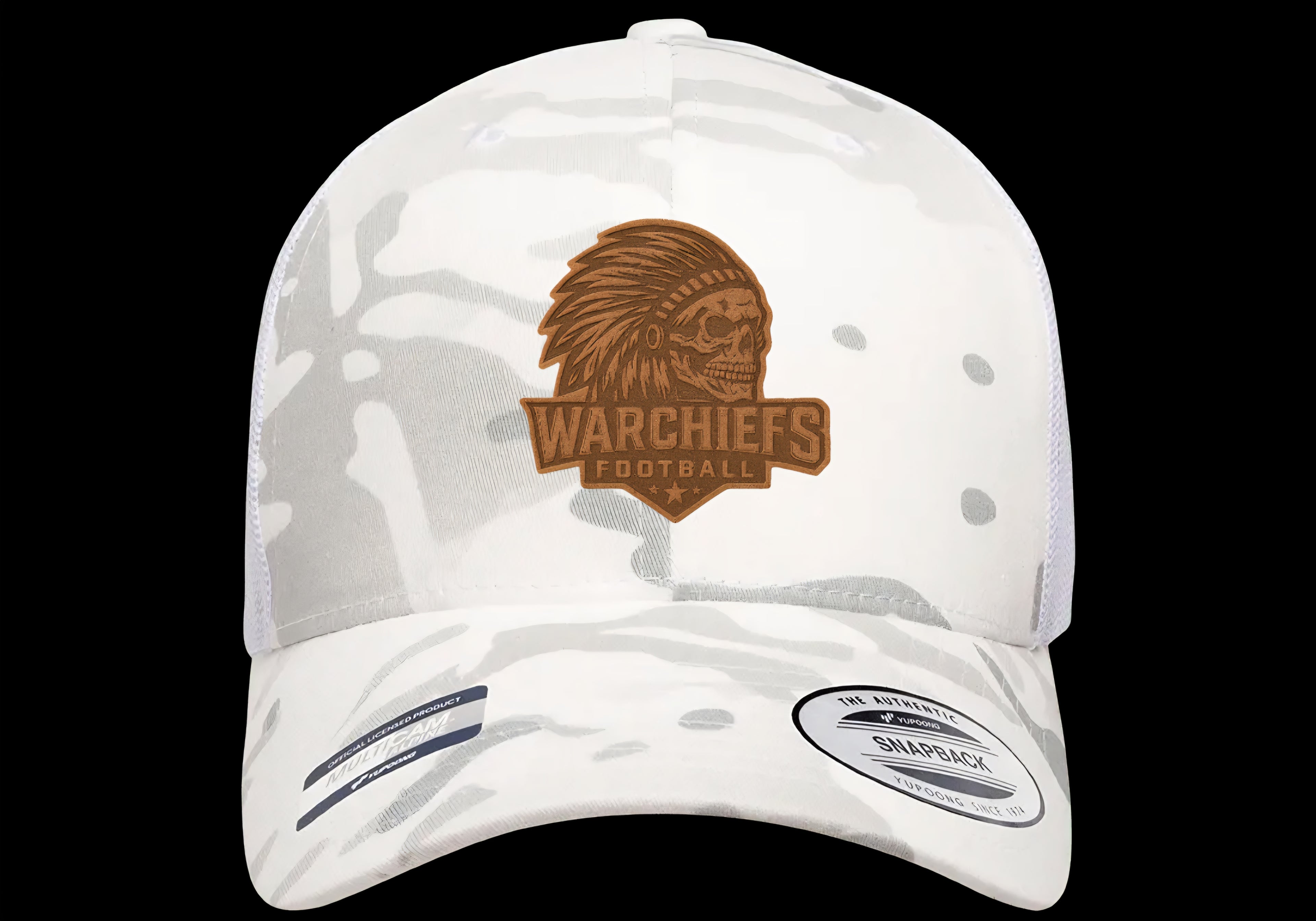 WarChiefs Football | MultiCam Alpine Leather Patch Trucker Hat
