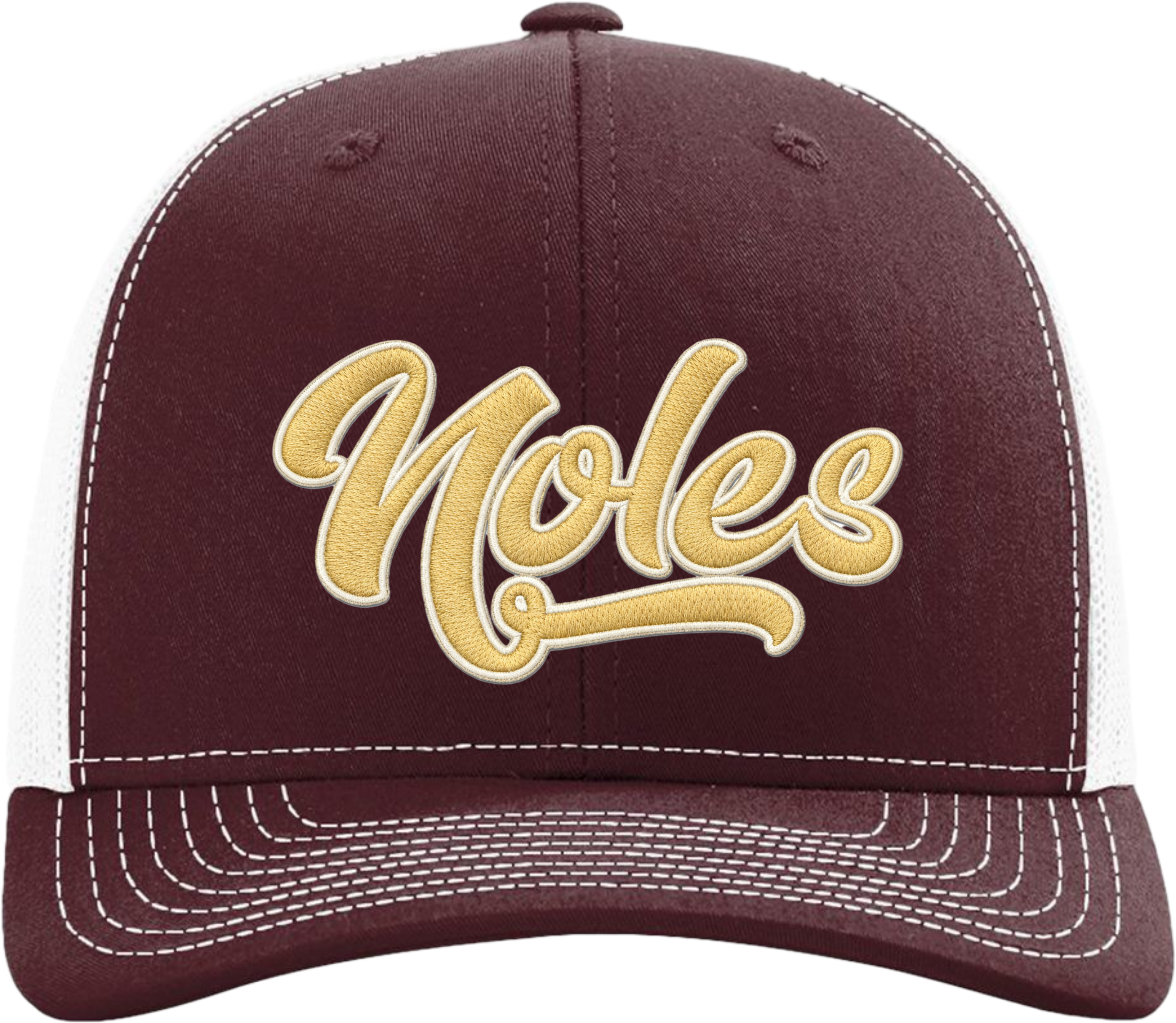 Noles Richardson Snabback Trucker Cap 112 - Maroon/White