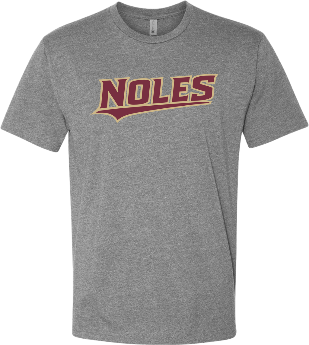 Noles Baseball Block Script Tee