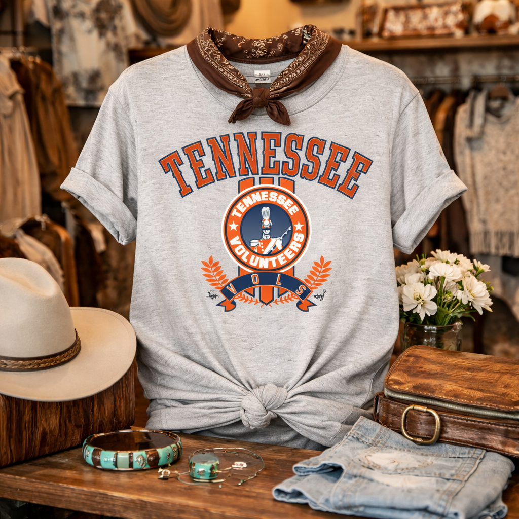 "The Wallen" Vintage Tennessee “One Night At A Time” Inspired Tee — Retro Vols Shirt (Morgan Wallen Style)
