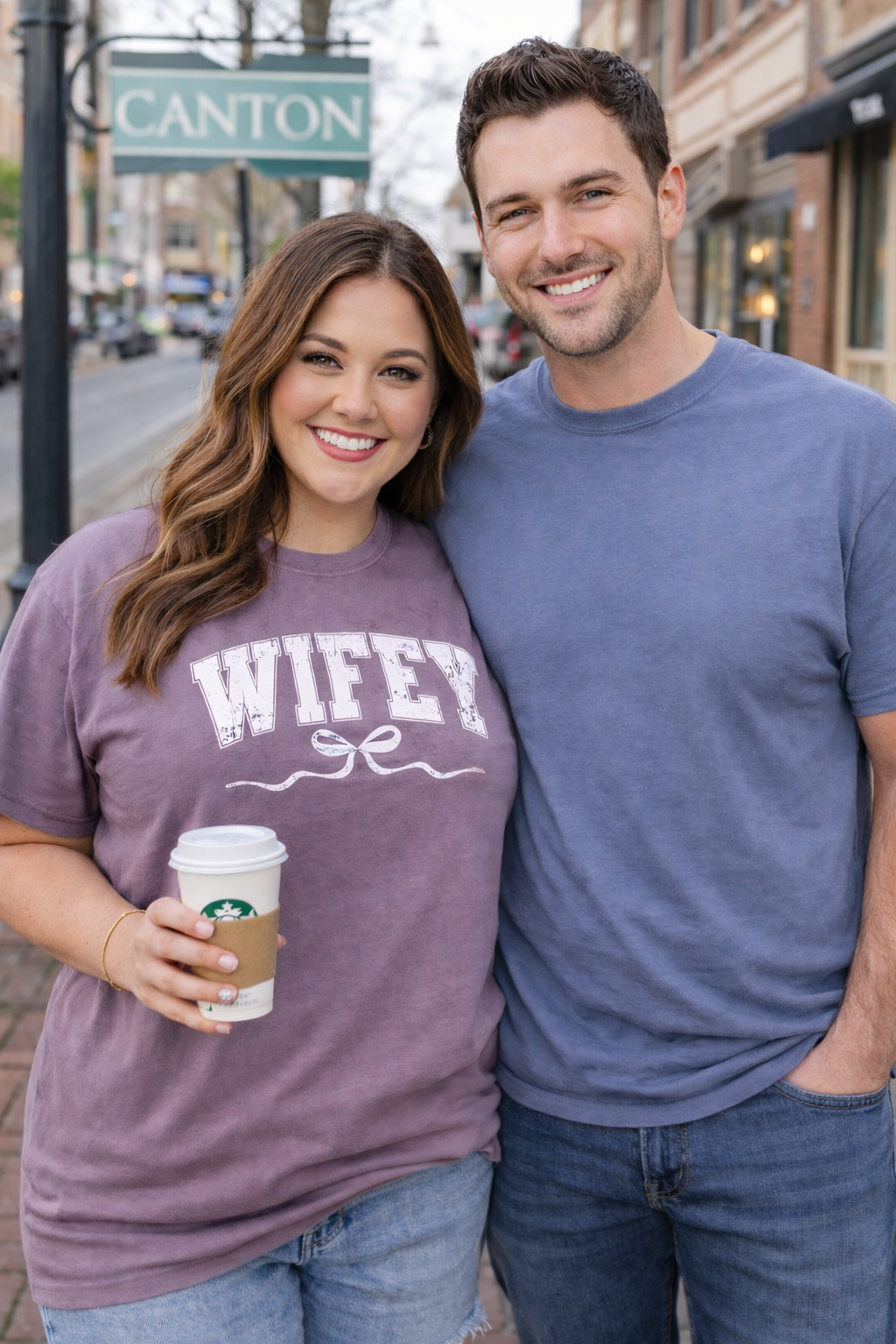 Distressed Wifey Shirt, Gift For My Wife Tee, Newlywed Gift, Bridal Shower Shirt, Honeymoon Outfit, Wedding Gift for Bride