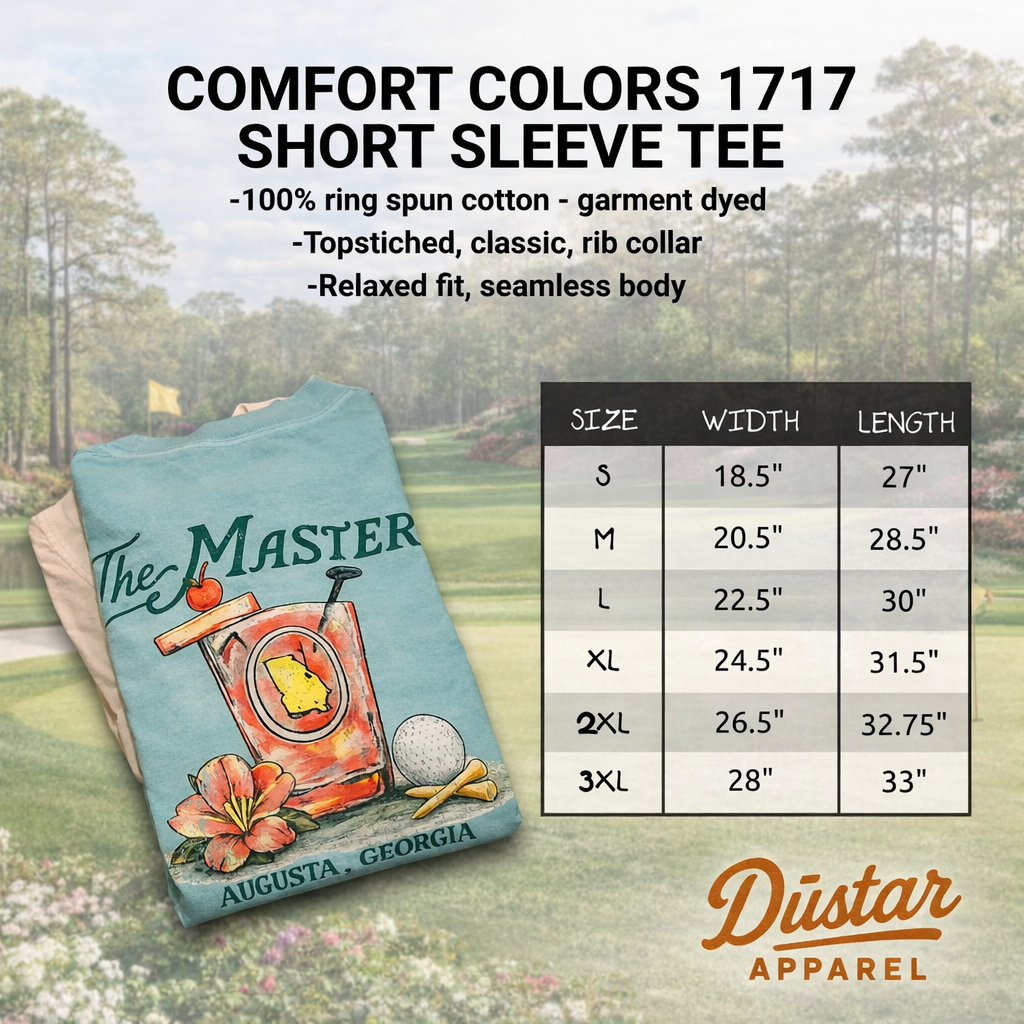 Augusta Georgia Golf Shirt | Spring Golf Tee | Southern Azalea Floral Golf Graphic | Cute Masters Inspired Shirt