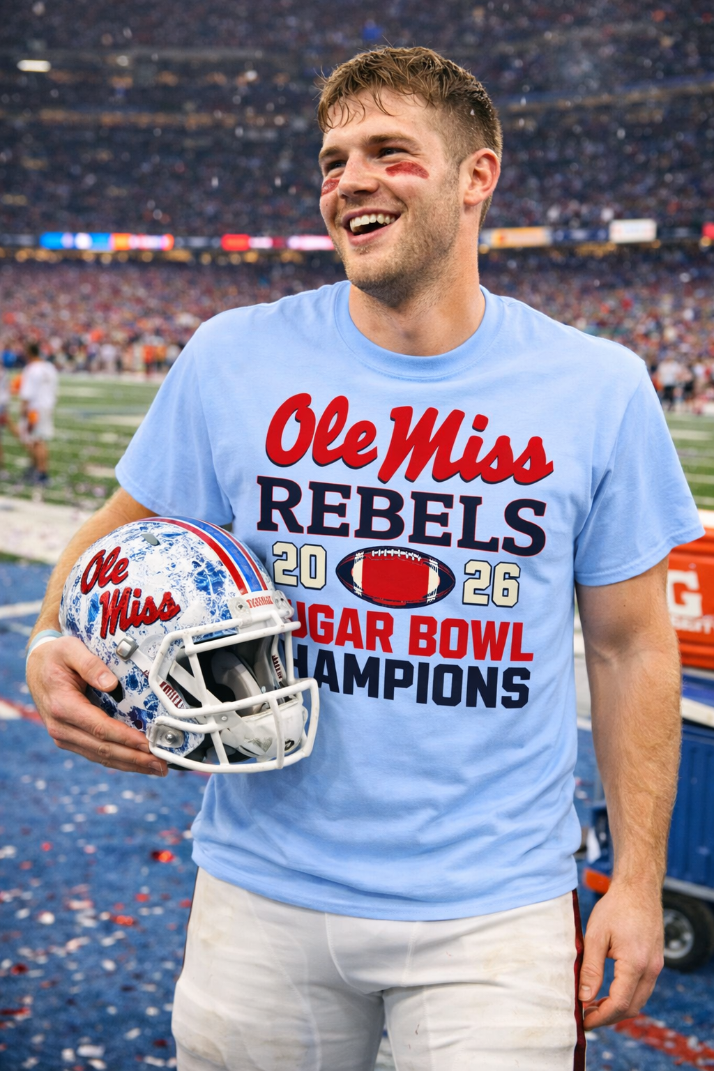 Ole Miss Rebels Sugar Bowl Champs Tee | Mississippi Football Shirt | Rebel Pride Victory Graphic Tee