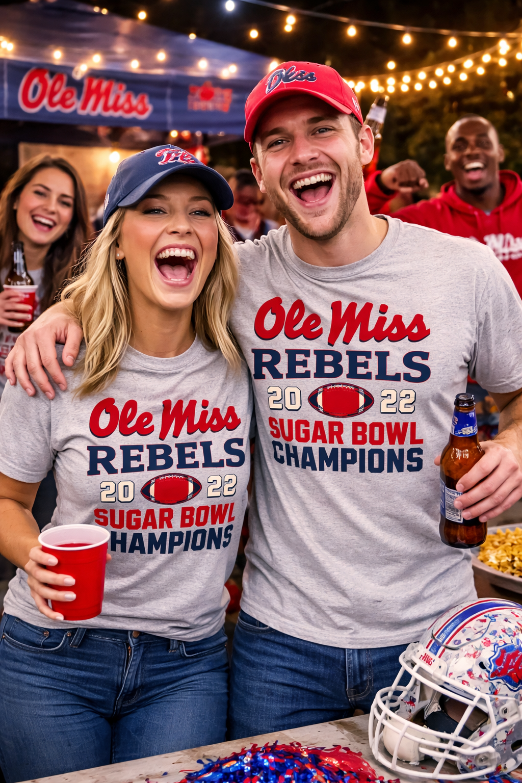 Ole Miss Rebels Sugar Bowl Champs Tee | Mississippi Football Shirt | Rebel Pride Victory Graphic Tee