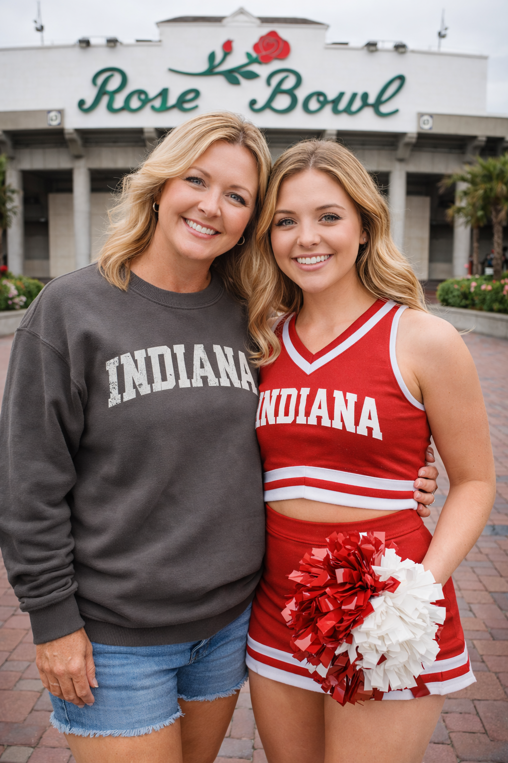 Indiana Hoosiers Rose Bowl Legacy Crewneck – Pigment-Dyed Sweatshirt | Vintage Arch | Indiana-Inspired College Apparel