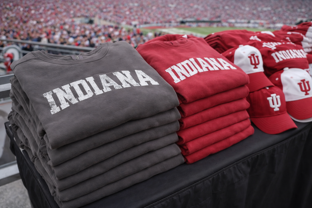 Indiana Hoosiers Rose Bowl Legacy Crewneck – Pigment-Dyed Sweatshirt | Vintage Arch | Indiana-Inspired College Apparel