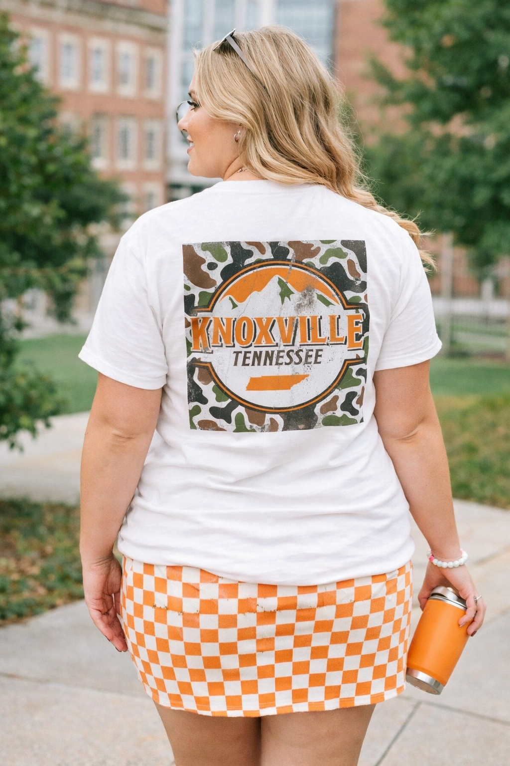 Knoxville Tennessee Vols Country Pocket Tee | Vintage Camo Game Day Shirt | Comfort Colors Knoxville Tee | Southern Tailgate T-Shirt
