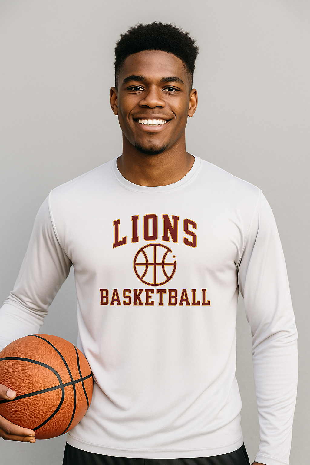 Liberty Lions Classic Hoops Performance Long Sleeve Tee
