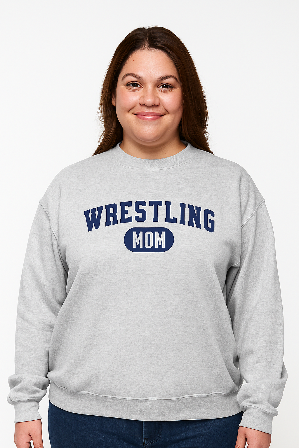 Wrestling Mom Vintage Crewneck
