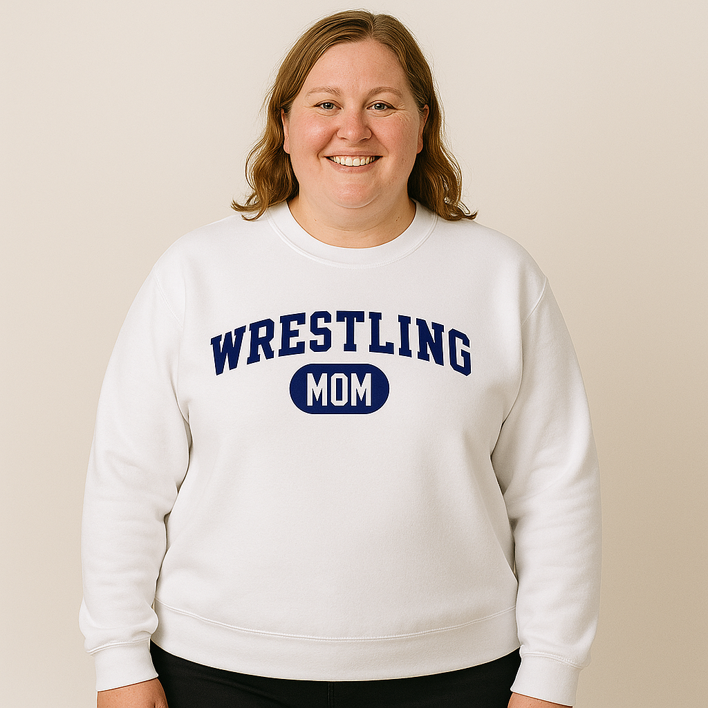 Wrestling Mom Vintage Crewneck