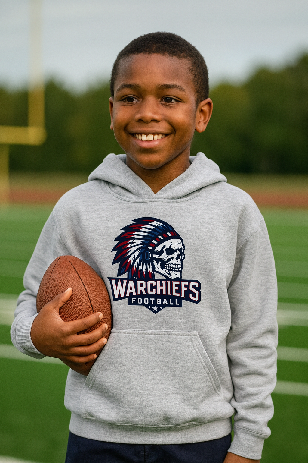 Canton WarChiefs Youth Hoodie | Game Day Gear | Football Spirit Wear