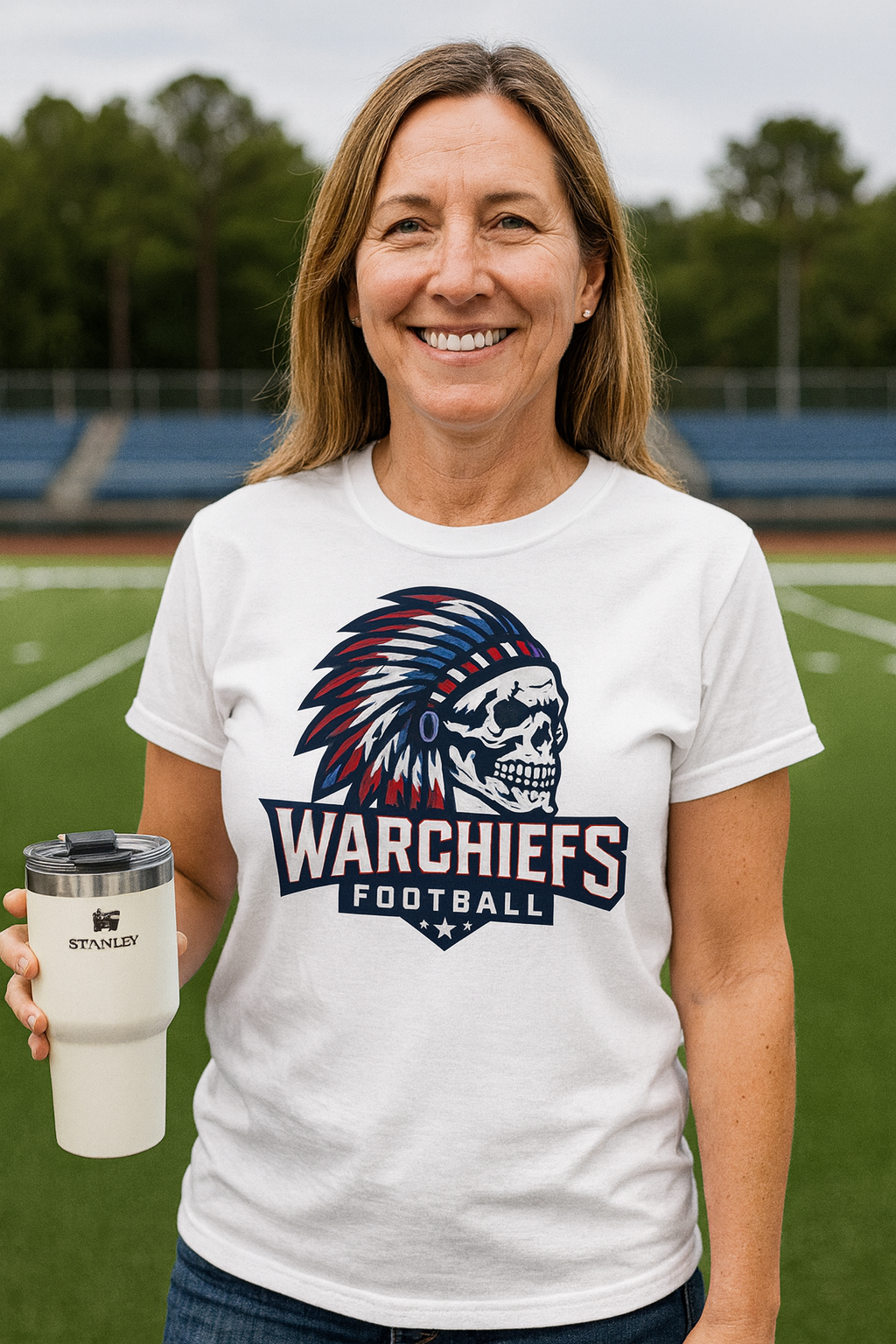 Canton WarChiefs Football T-Shirt | Team Spirit Tee | Friday Night Classic | Short Sleeve
