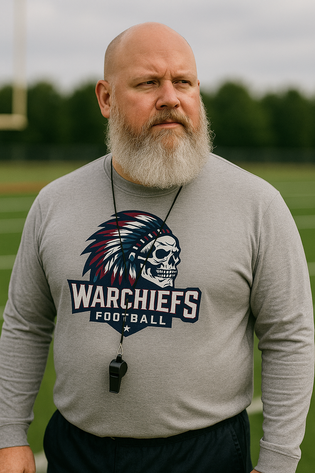 Canton WarChiefs Football T-Shirt | Team Spirit Tee | Friday Night Classic | Long Sleeve