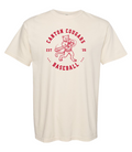 Cougars Baseball Mascot Player Tee