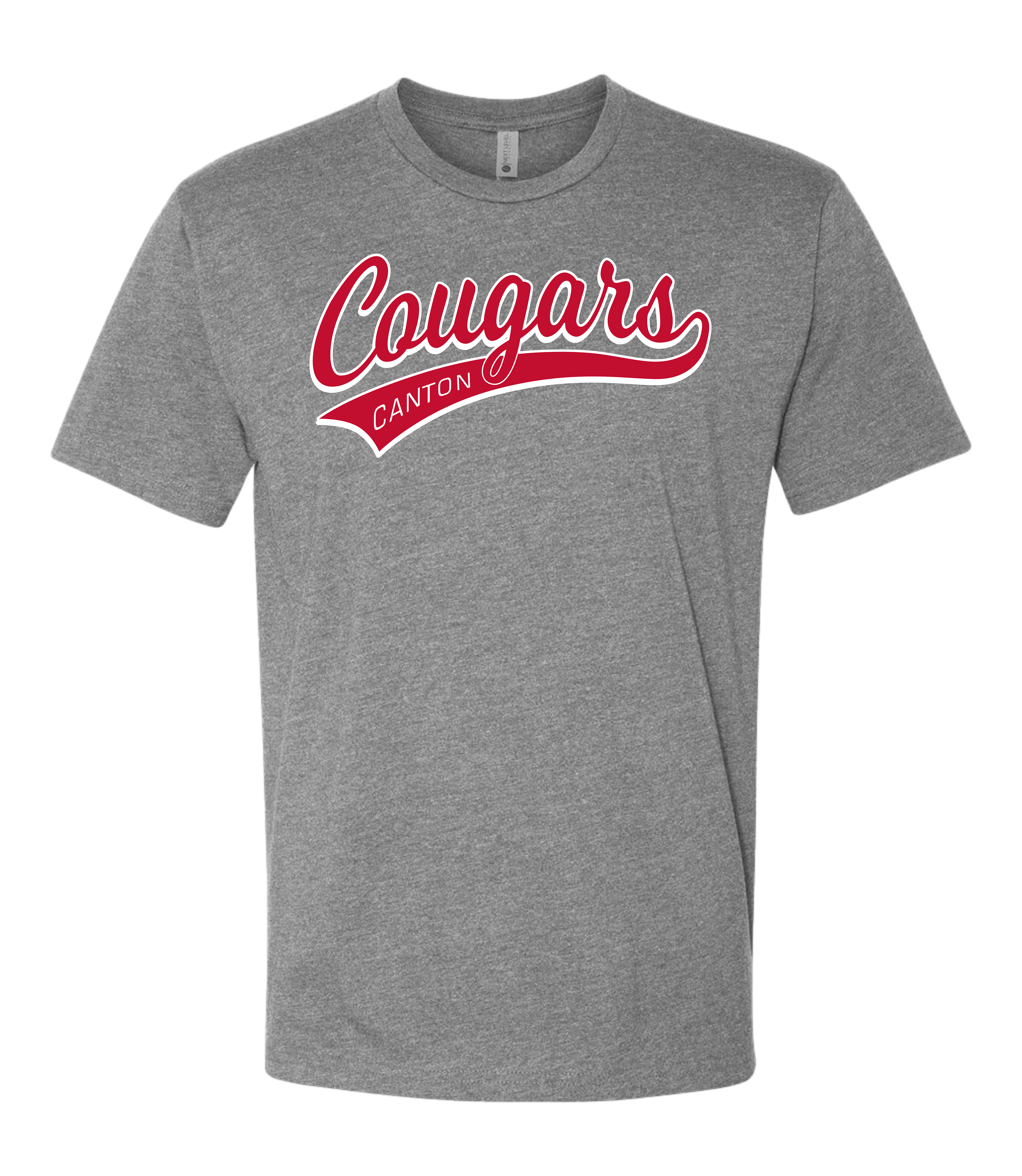 Cougars Baseball Script Tee