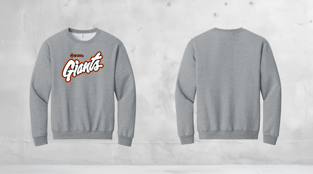 Hobgood Giants - Crewneck White Logo