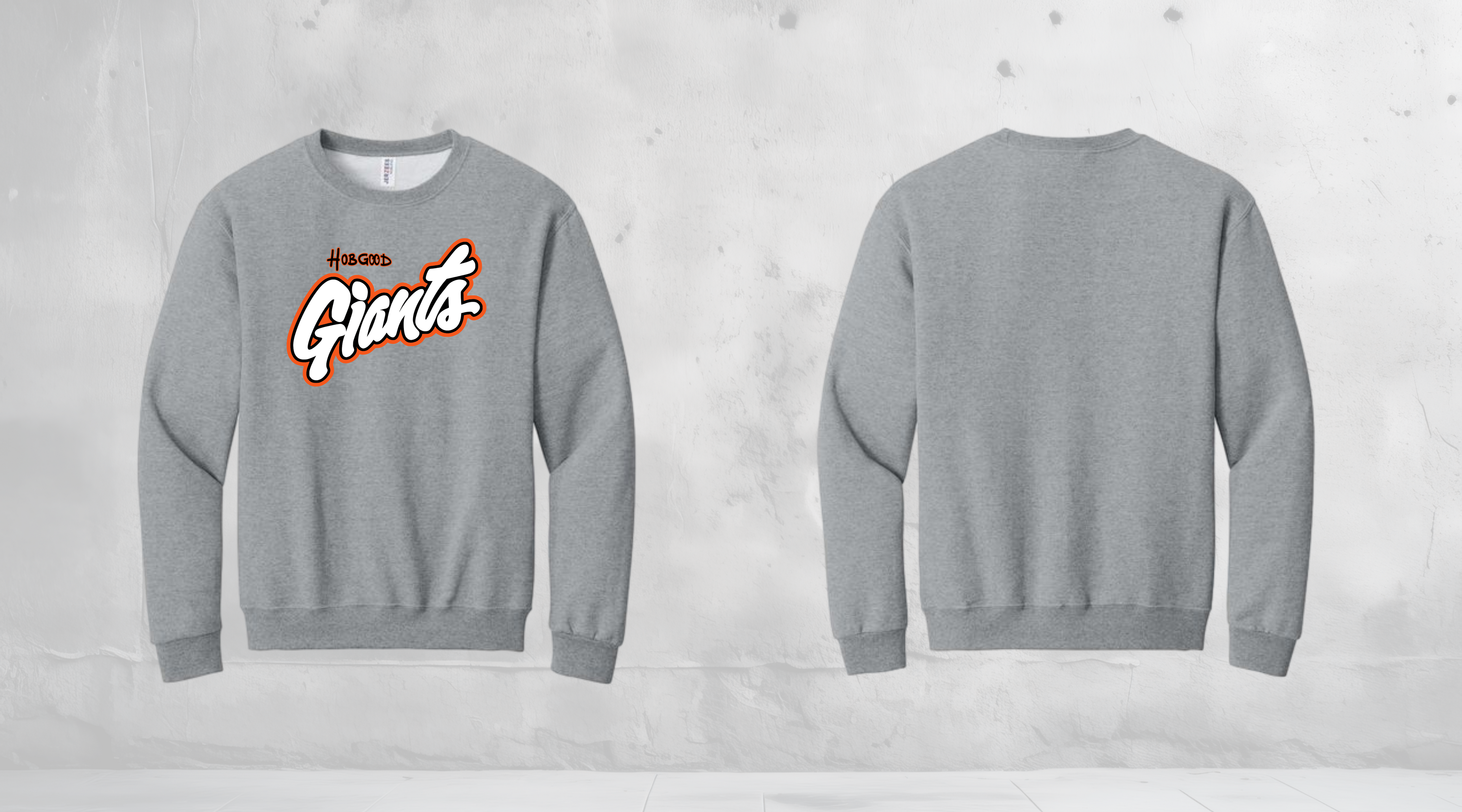 Hobgood Giants - Crewneck White Logo