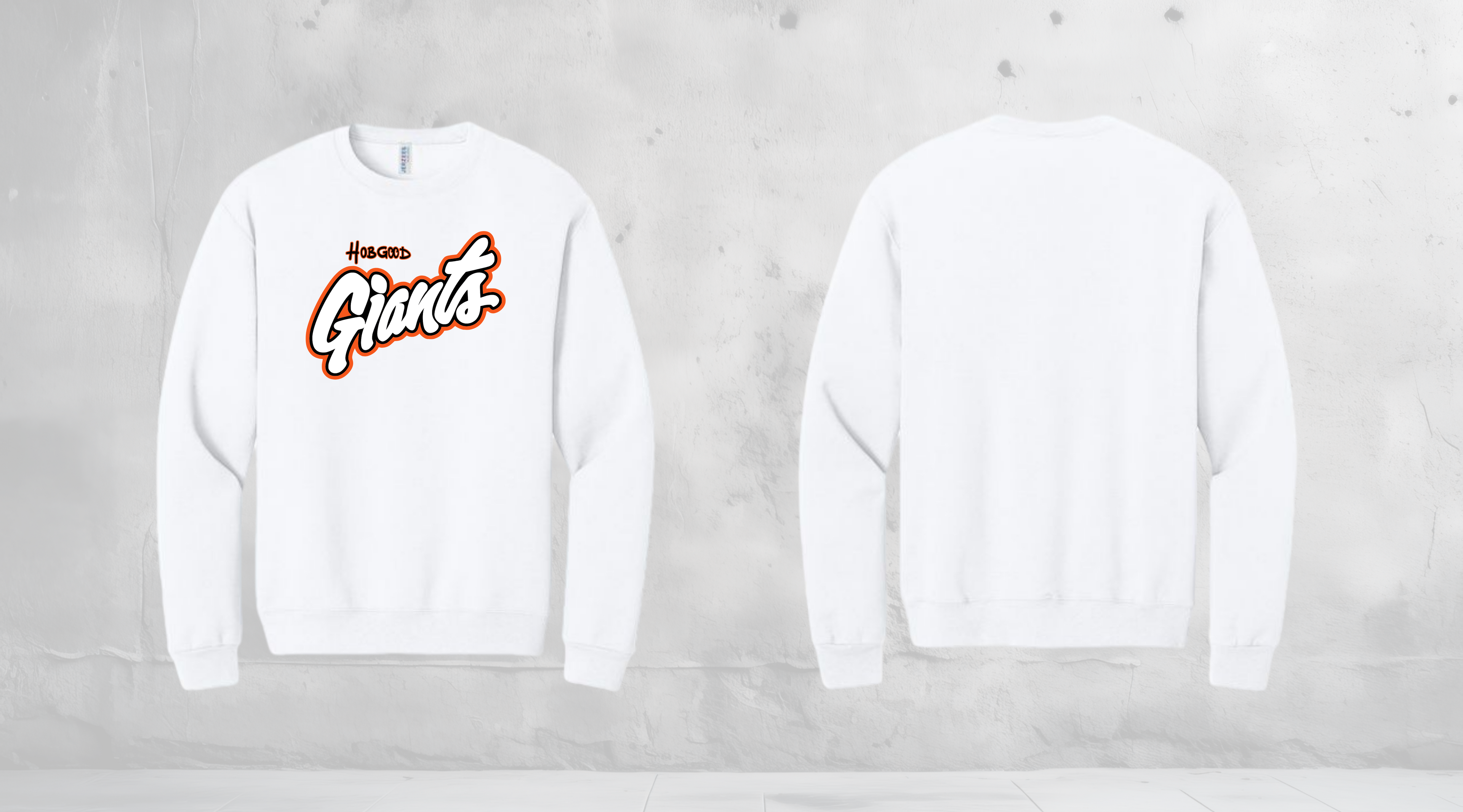 Hobgood Giants - Crewneck White Logo