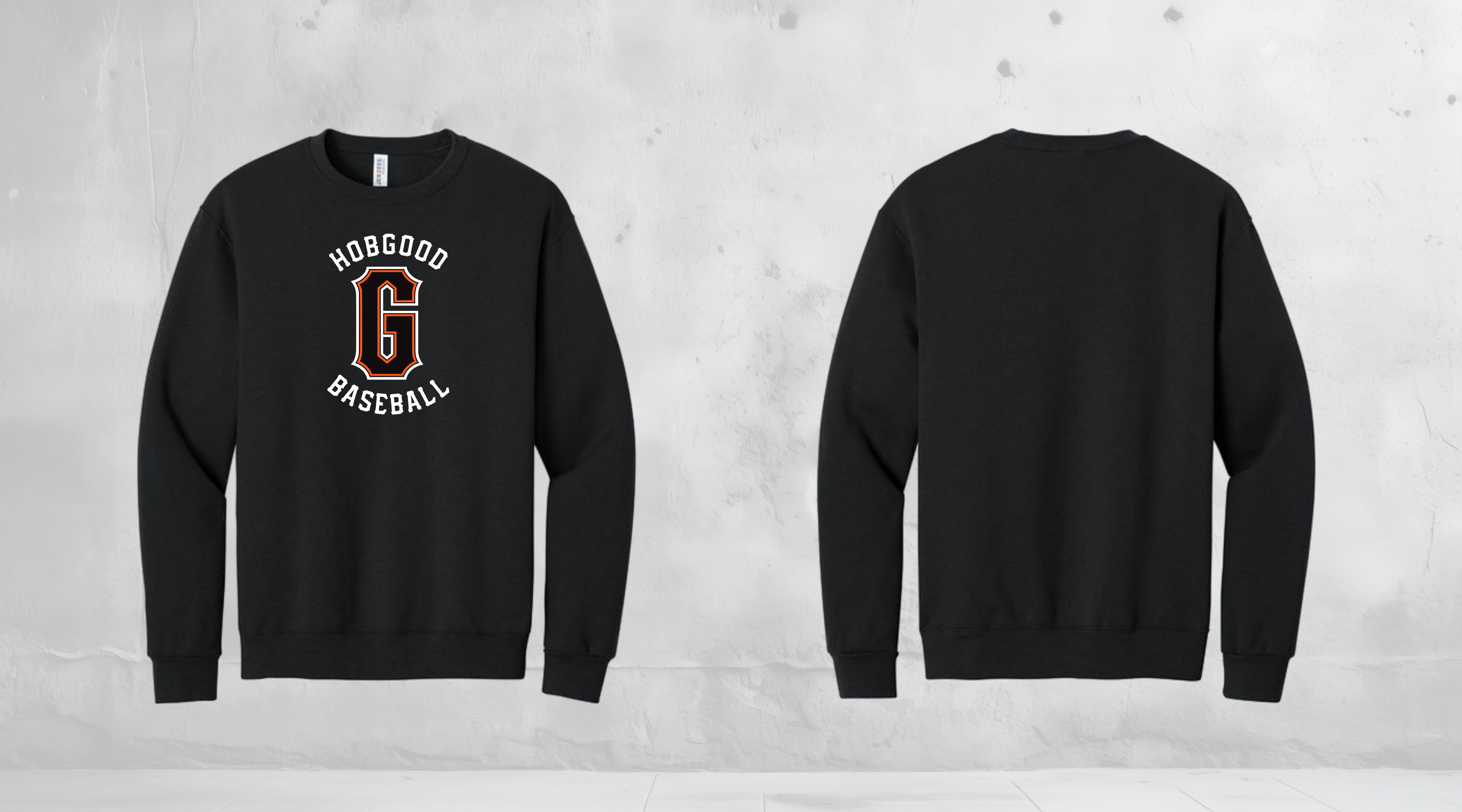 Hobgood Giants - Crewneck G Unit Black Logo