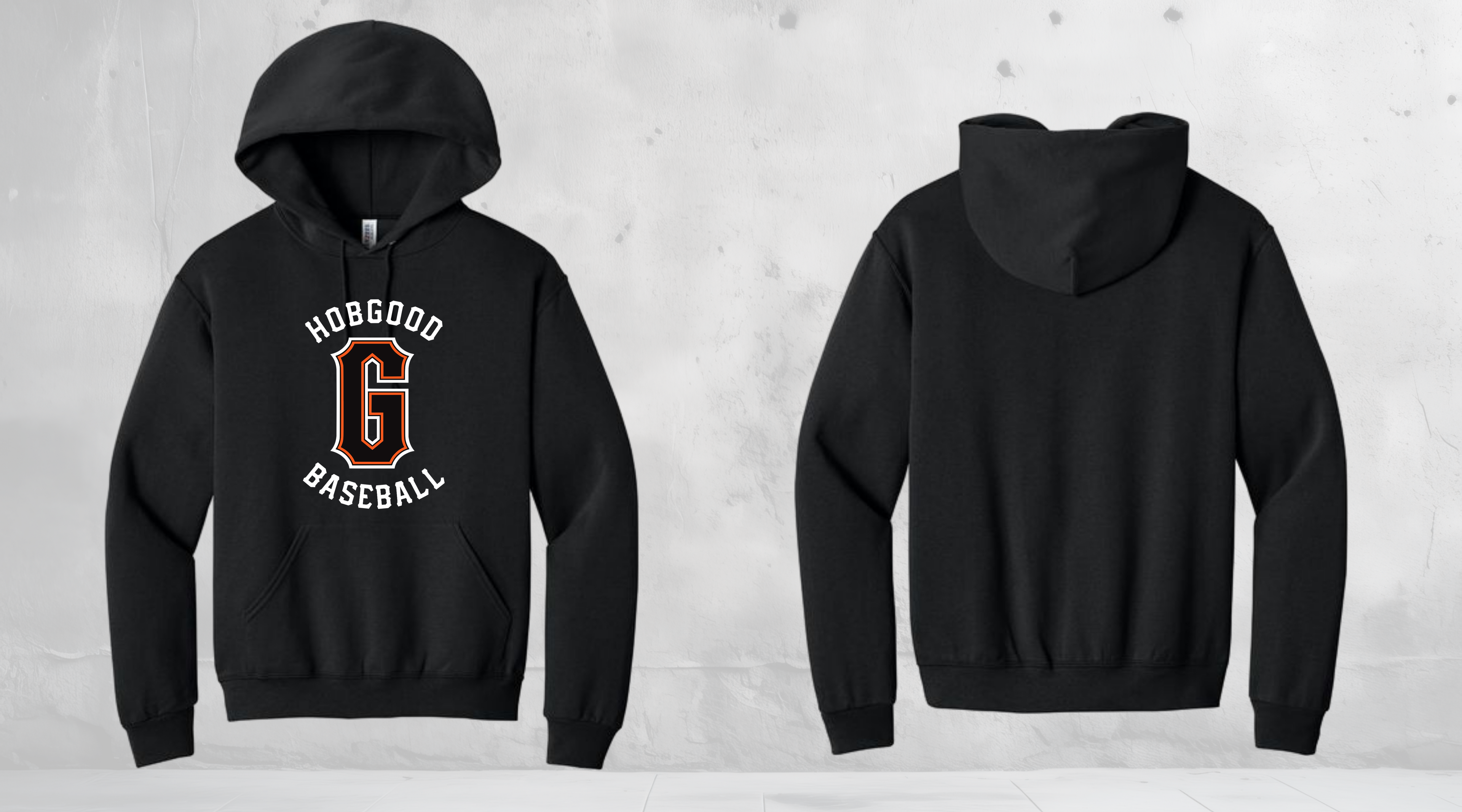 Hobgood Giants - Hoodie G Unit Black Logo