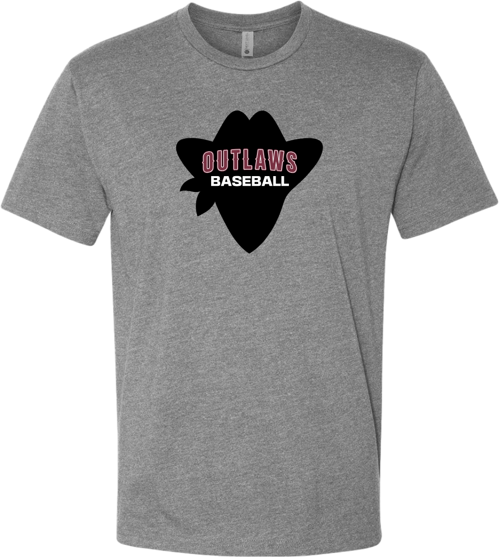 Outlaws Baseball Clean-Up Crew Tee