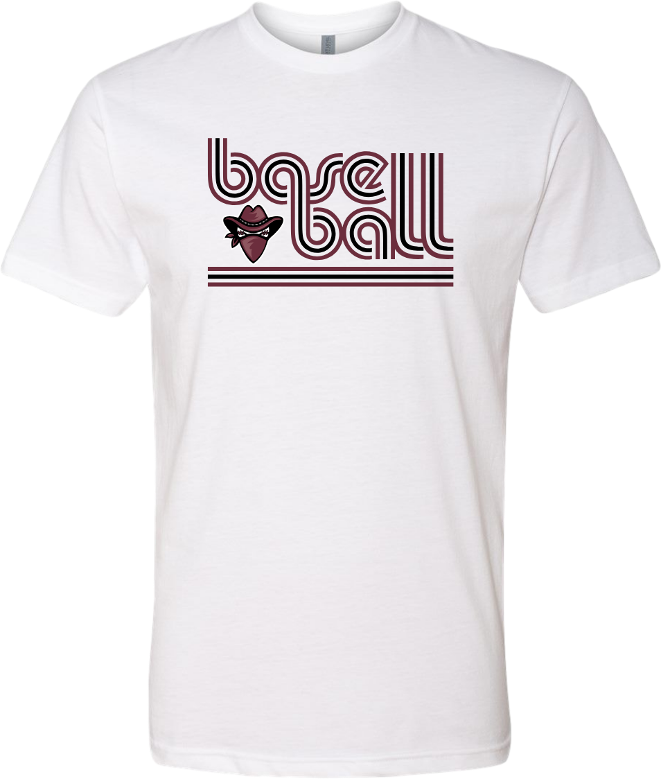 Outlaws Baseball Vintage Logo Tee