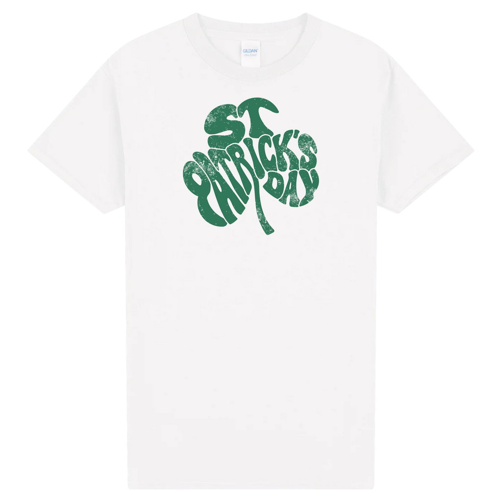 St Patricks Day Shamrock Shirt | Vintage Lucky Clover Graphic Tee | Retro Saint Paddy’s Day Shirt | Irish Holiday T-Shirt