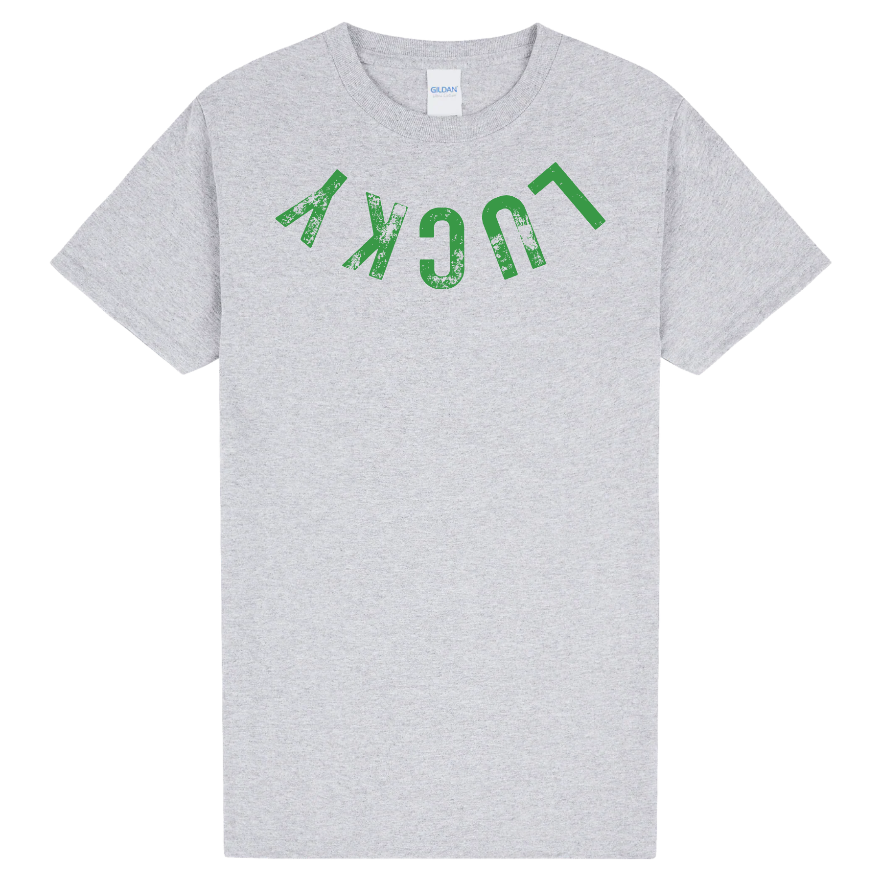 Funny Lucky Shirt – Upside Down Lucky Tee – St Patrick’s Day Graphic Shirt – Distressed Green St Paddy’s Day Shirt – Irish Holiday Top