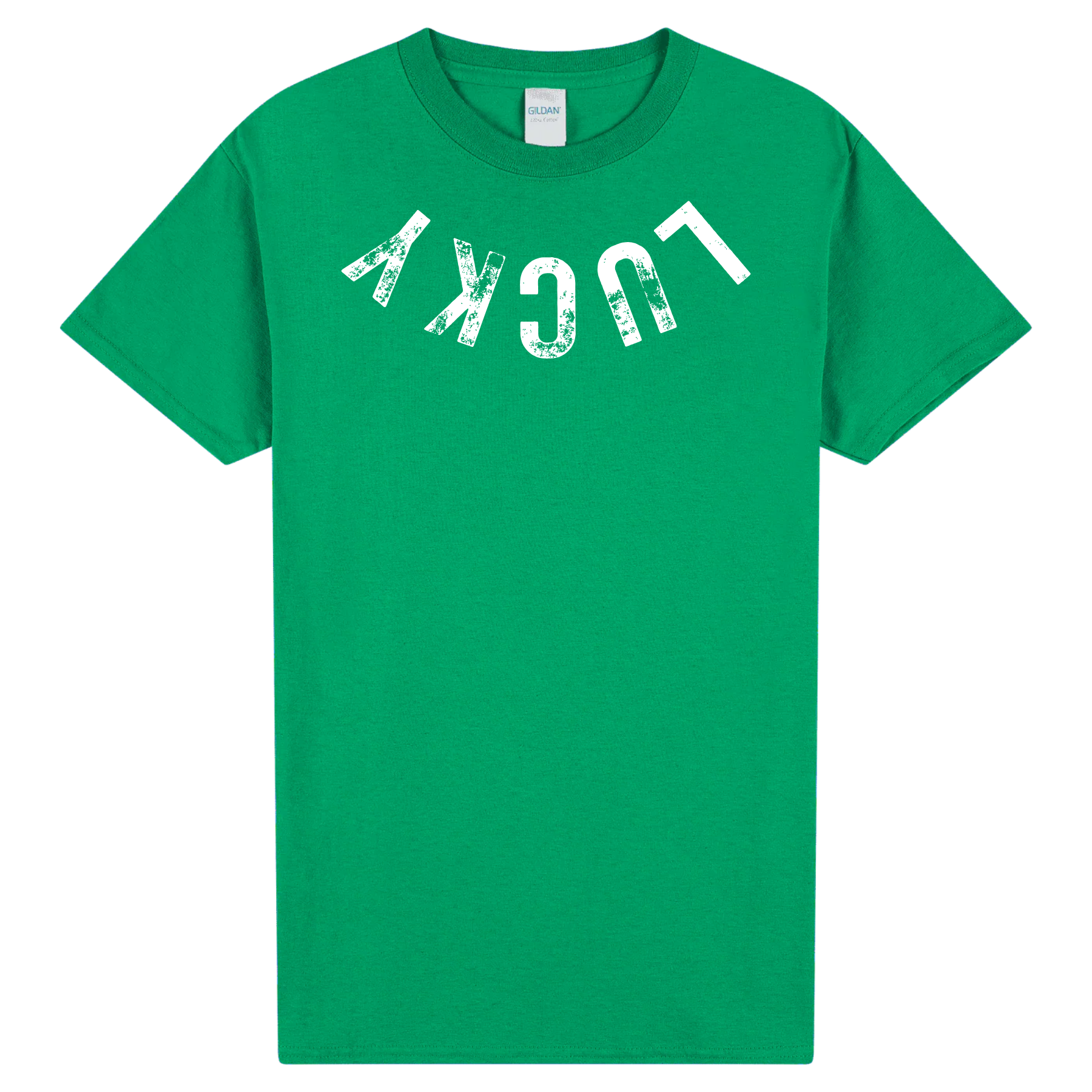 Funny Lucky Shirt – Upside Down Lucky Tee – St Patrick’s Day Graphic Shirt – Distressed Green St Paddy’s Day Shirt – Irish Holiday Top