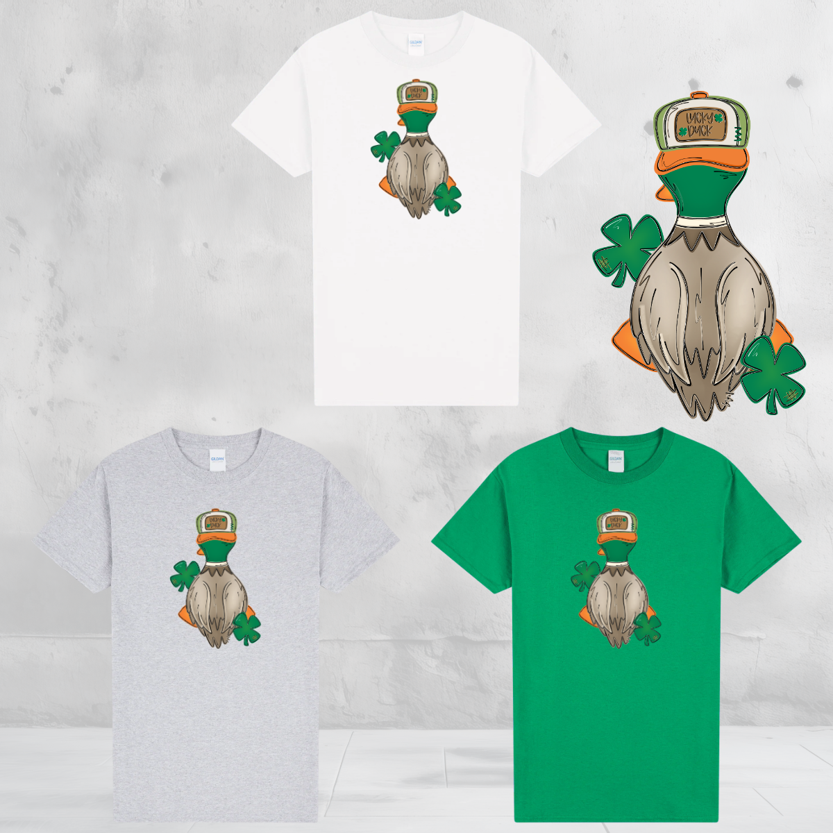 Lucky Duck Kids Shirt, St Patricks Day Kids Shirt, Funny Shamrock Duck Tee, Toddler St Paddy’s Shirt, Cute Irish Kids Top