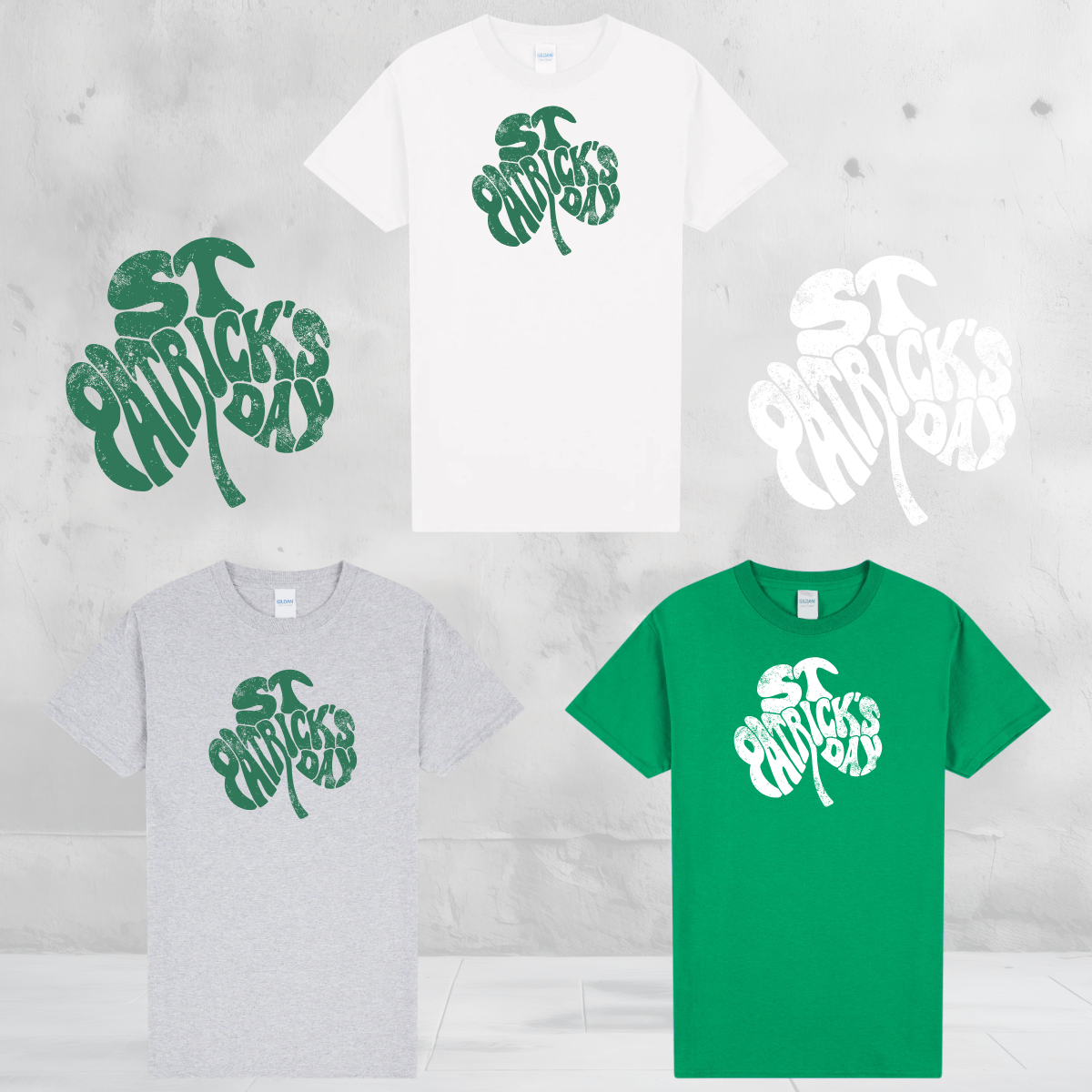 St Patricks Day Shamrock Shirt | Vintage Lucky Clover Graphic Tee | Retro Saint Paddy’s Day Shirt | Irish Holiday T-Shirt