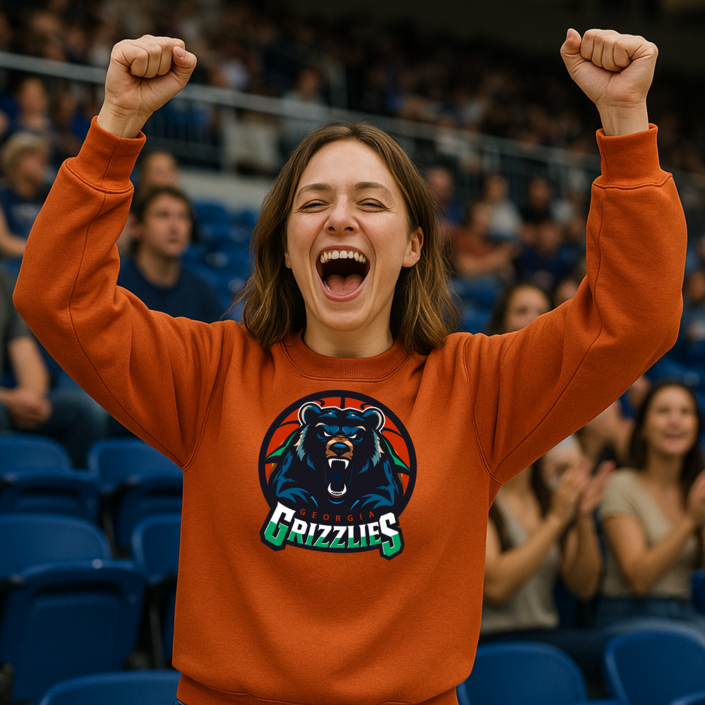 Georgia Grizzlies Fleece Crewneck – The Courtside Classic
