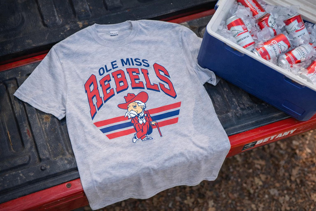 Ole Miss Rebels T Shirt | University of Mississippi Tee | Vintage Ole Miss Shirt | Game Day College Fan Apparel