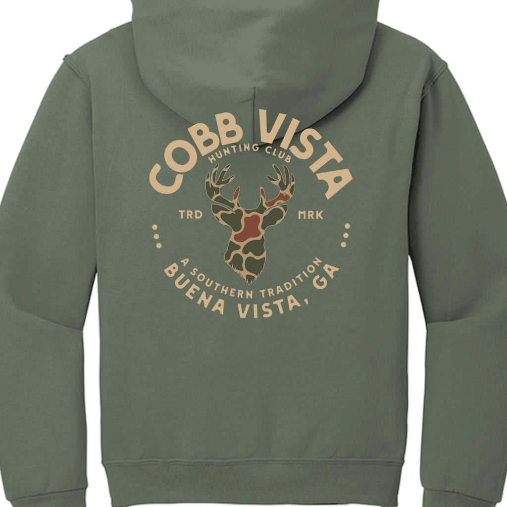 Military Green Heather - BACK