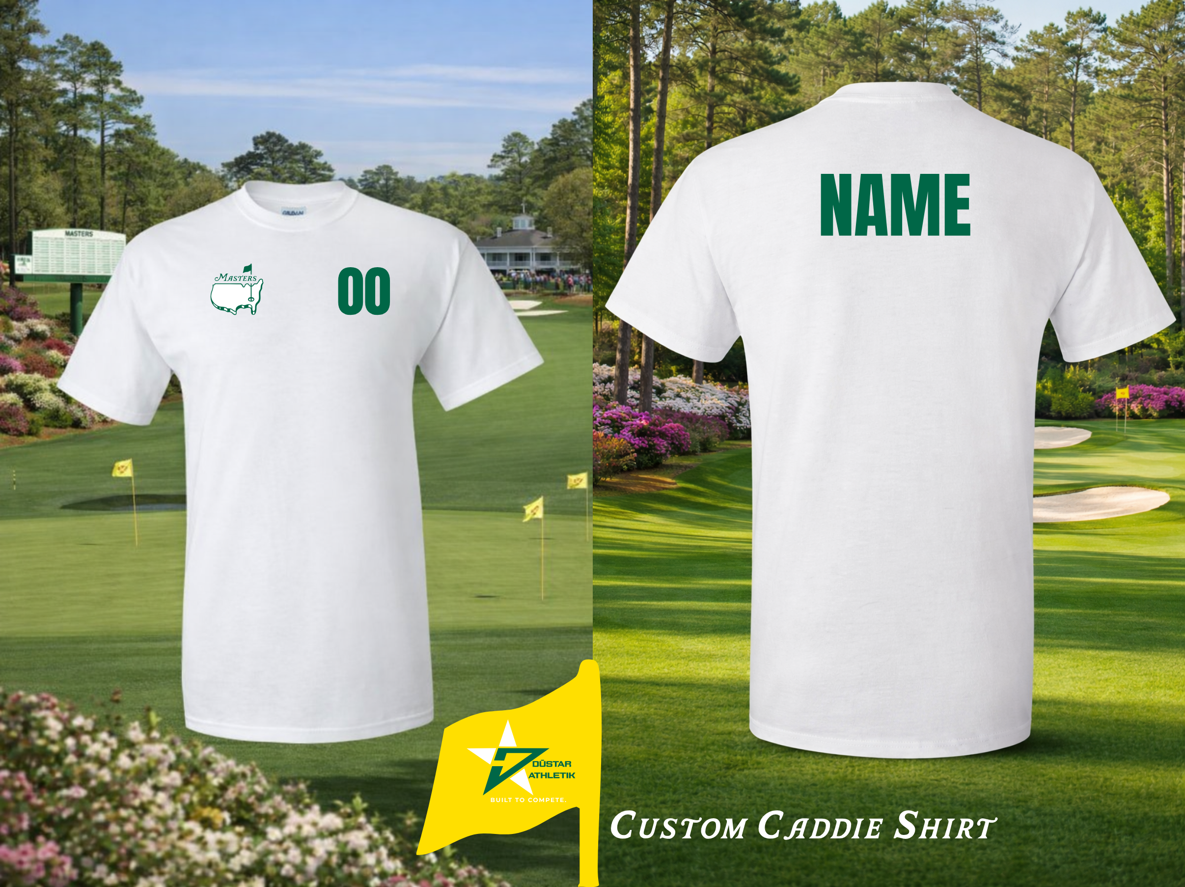 The Masters Custom Caddie Shirt