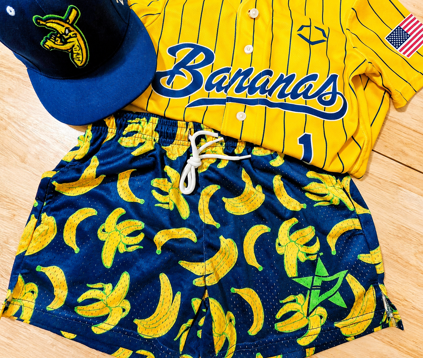 BANANA TIME Youth Mesh Shorts