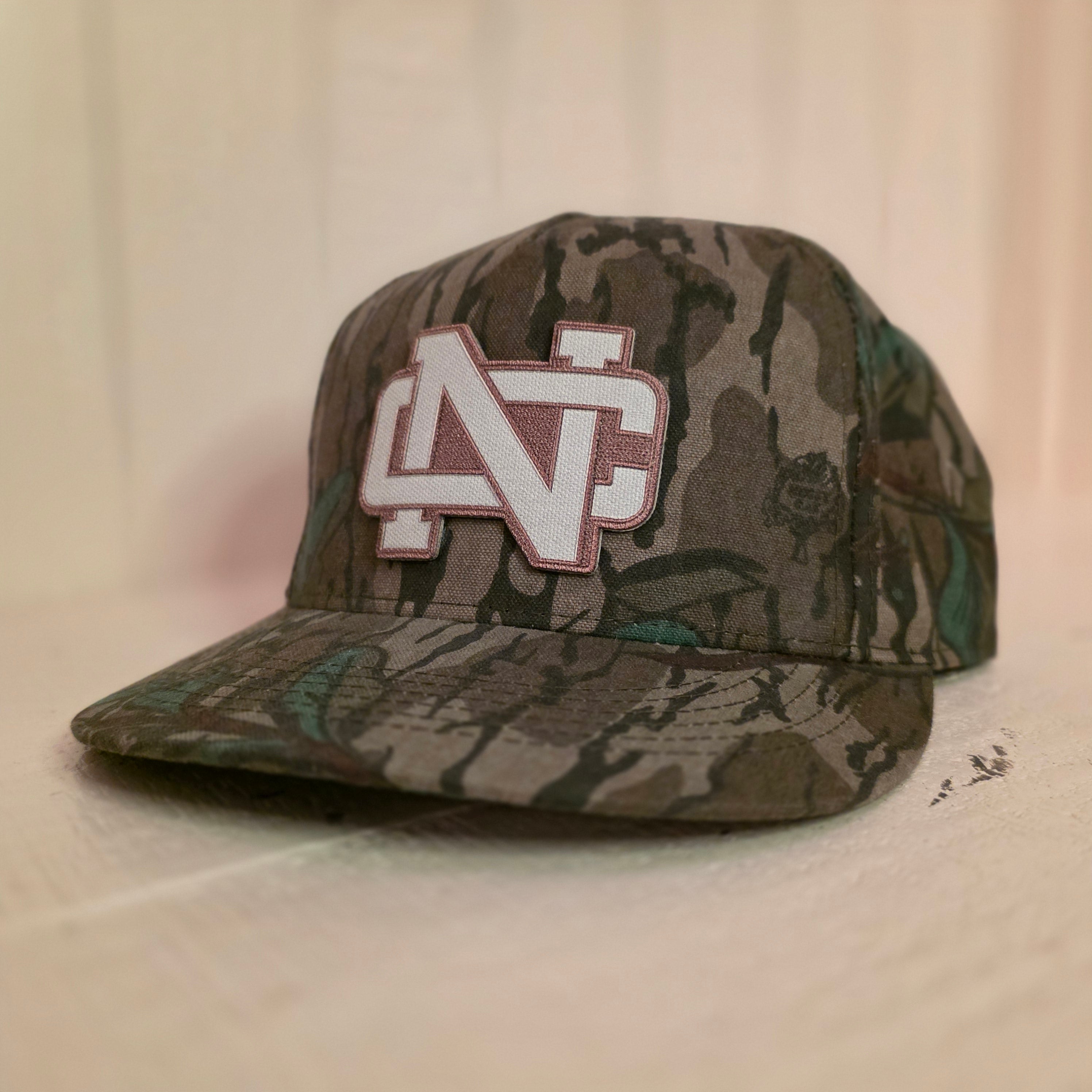 Canton Noles Mossy Oak Greenleaf Bottomland Premium Camo Snapback Hat